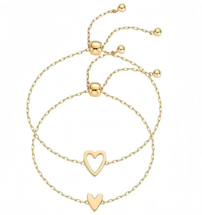 Passende Herzen Armband