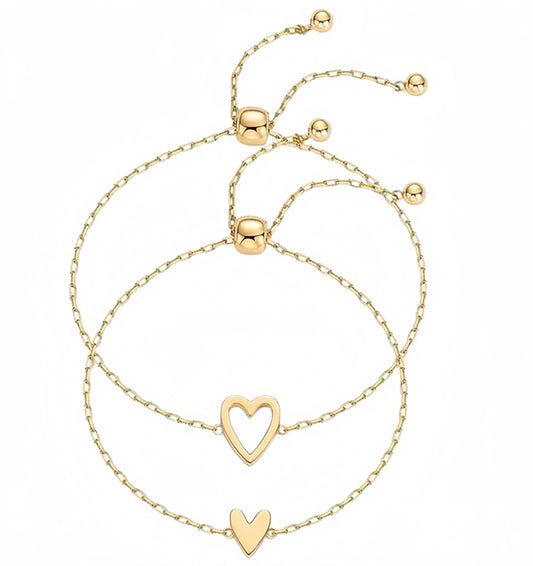 Passende Herzen Armband